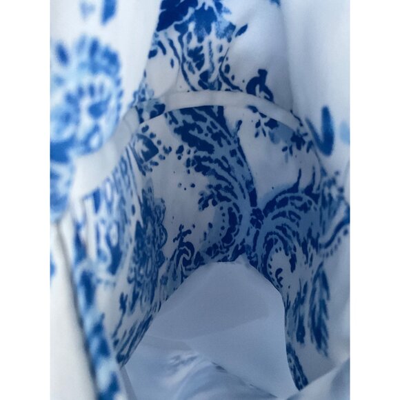 Marc New York Blue and White Patterned Jacket - Picture 5 of 15